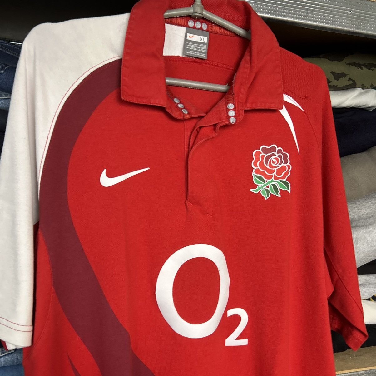 Nike Vintage Nike England O2 Rugby streetwear 2000’s polo Size US XL / EU 56 / 4 - 2 Thumbnail