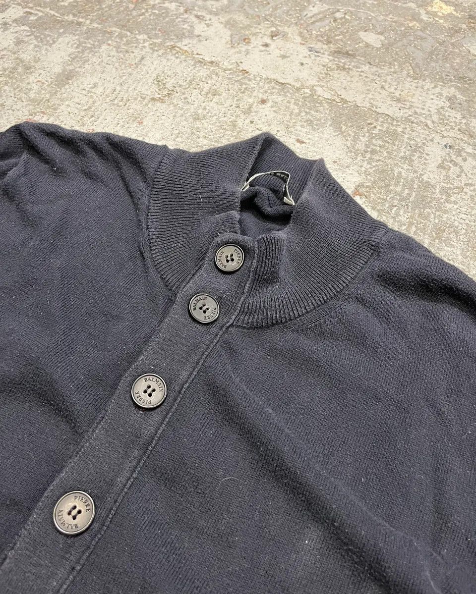 Pierre Balmain Pierre Balmain Navy & Orange Contrast Stitch Cardigan Size S / US 4 / IT 40 - 5 Thumbnail