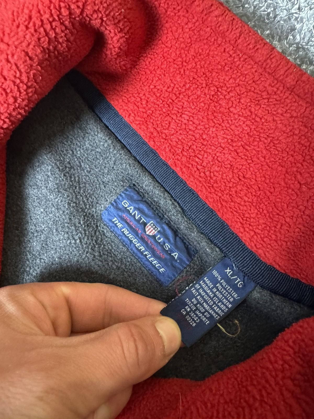 Gant × Vintage gant usa sport vintage fleece sweatshirt 1/3 zip Size US XL / EU 56 / 4 - 3 Thumbnail