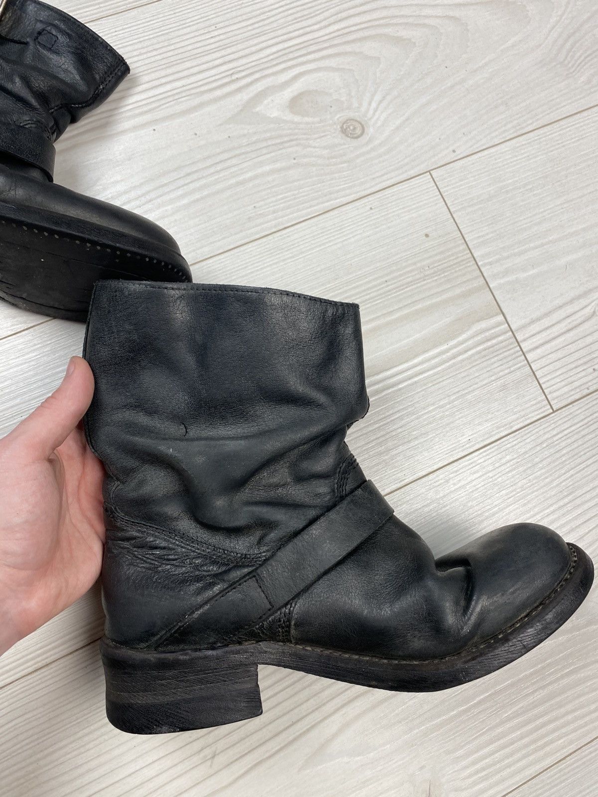 Vintage Vintage avant garde leather boots Harley Davidson y2k Size US 9 / IT 39 - 8 Thumbnail