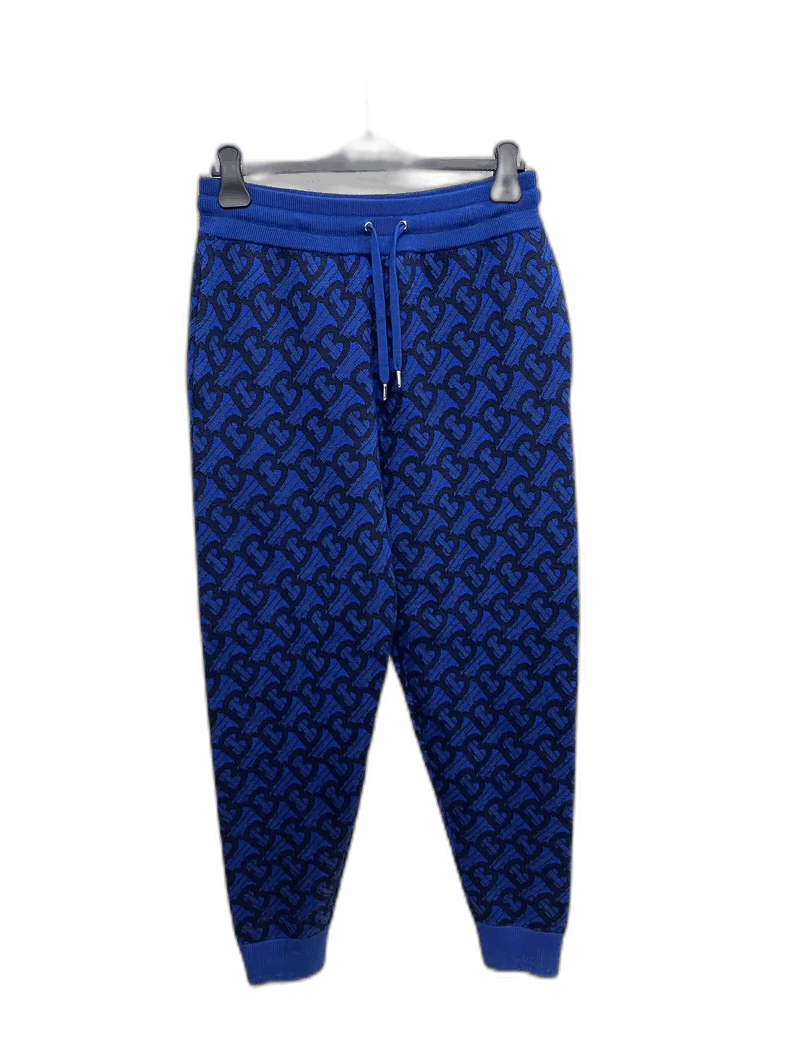 Burberry Burberry Blue Cashmere Sweatpants Size M Size 27" / US 4 / IT 40 - 1 Thumbnail