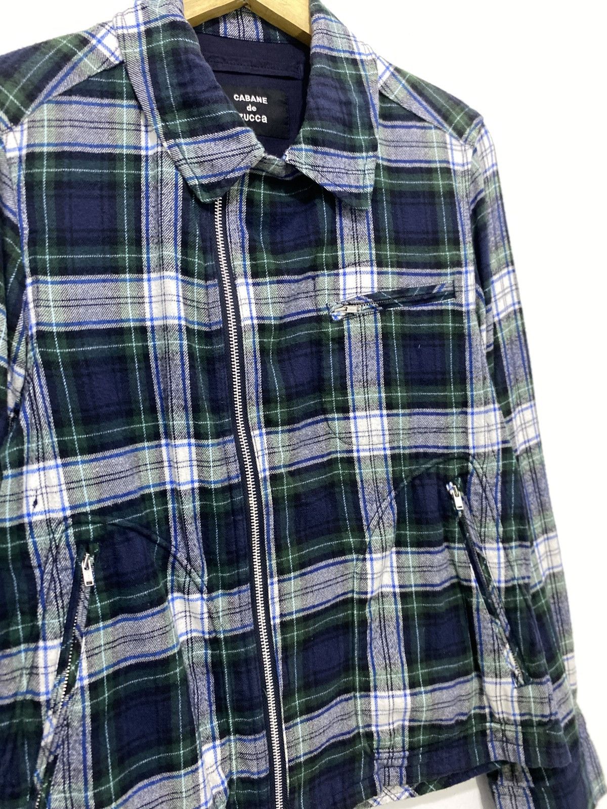 Issey Miyake Cabane de Zucca by Issey Miyake Flanel Jacket Size US S / EU 44-46 / 1 - 3 Thumbnail