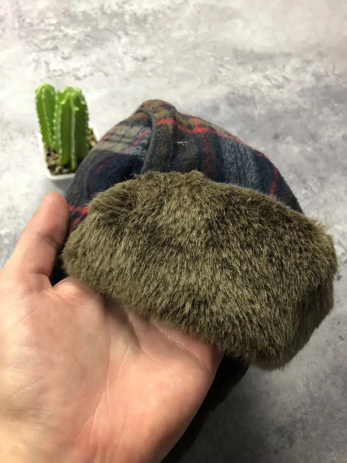Japanese Brand USHANKA Hat Vintage Hype Mohair Streetwear Japans Style Y2k Size ONE SIZE - 4 Thumbnail