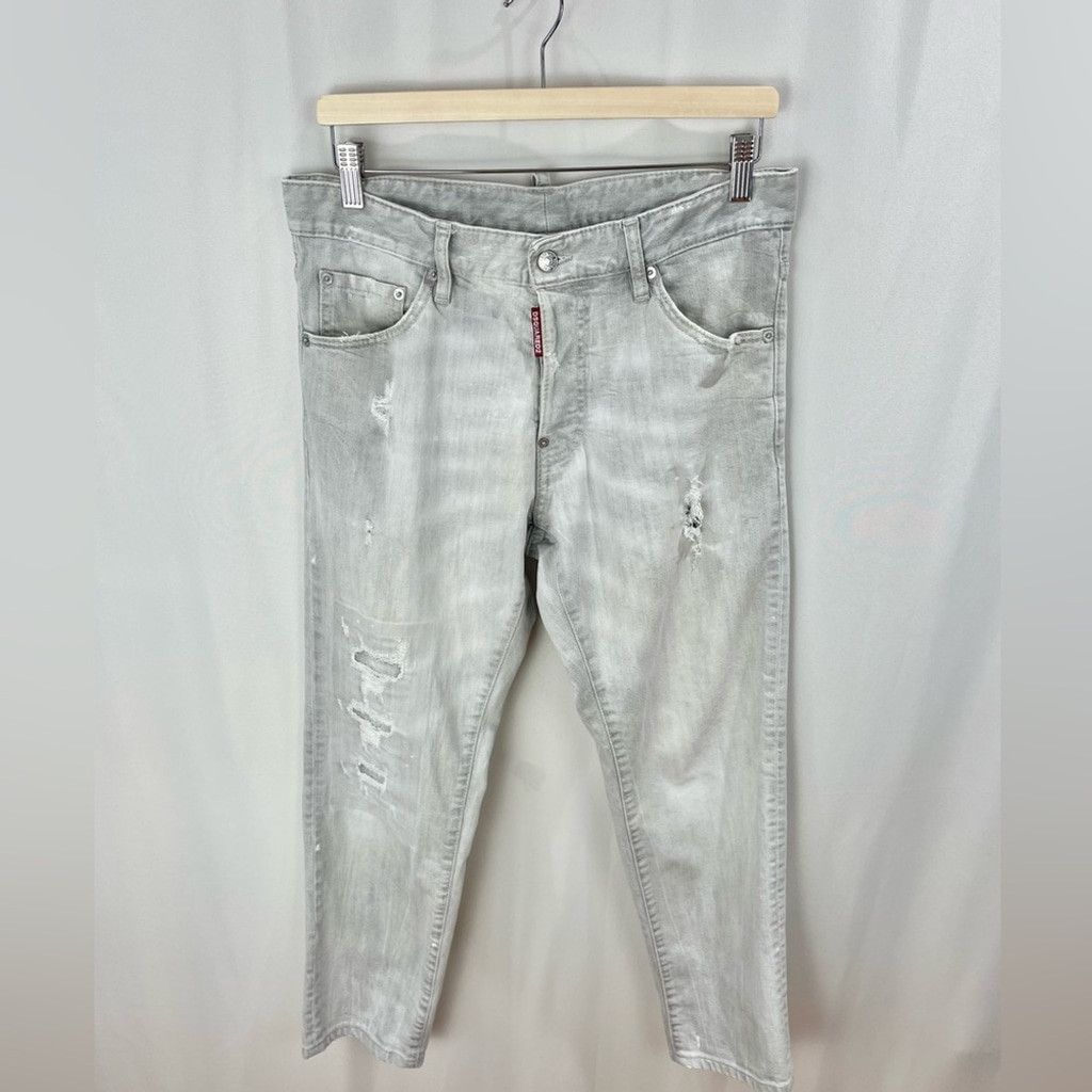 Dsquared2 DSquared2 Cool Guy Grey Skinny Fit Jeans Size 50 (33/26) Size US 33 - 4 Thumbnail