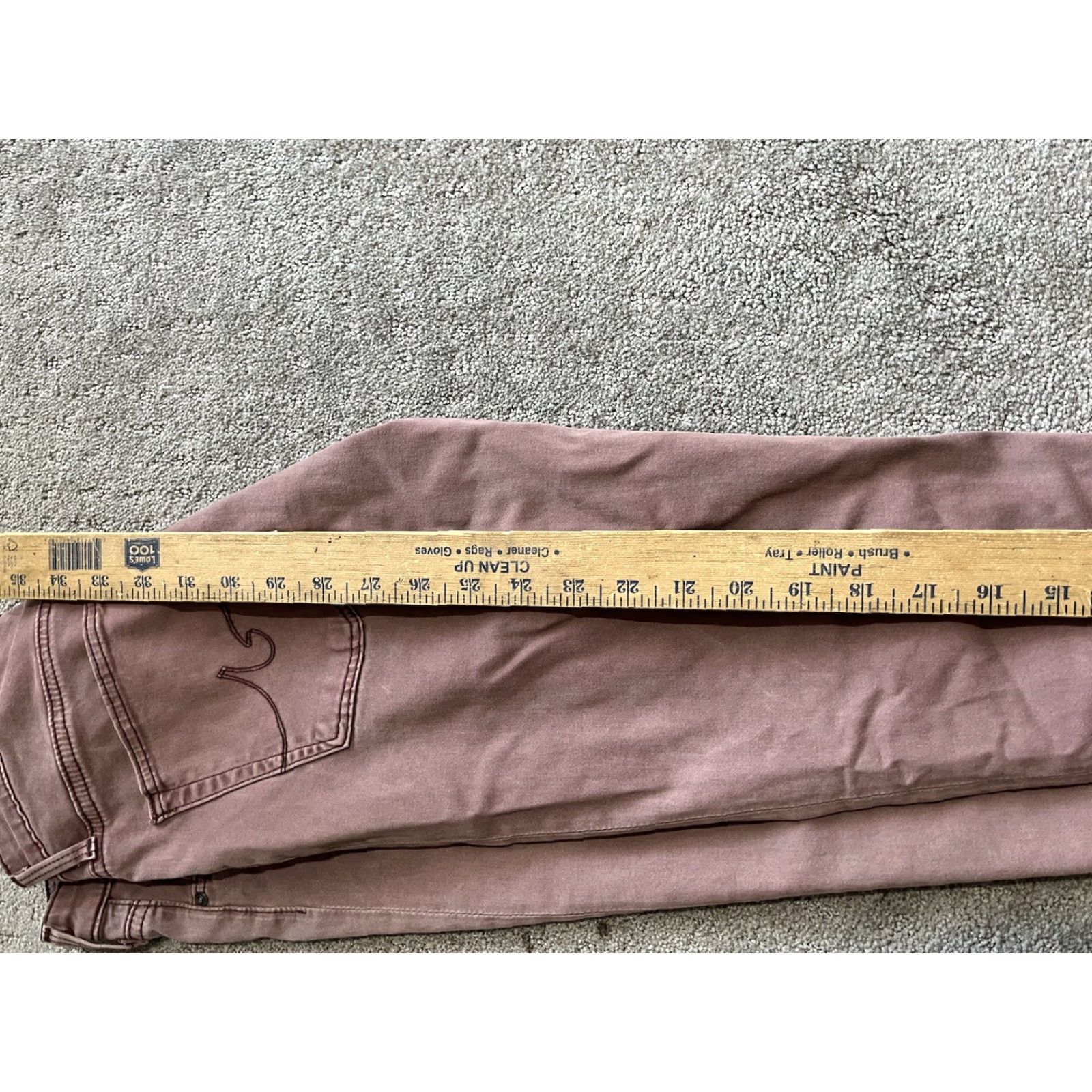 Denime AG Adriano Goldschmied The Abbey Skinny Jeans Women Size 26R Pink 26" Inseam Modern Size ONE SIZE - 8 Thumbnail