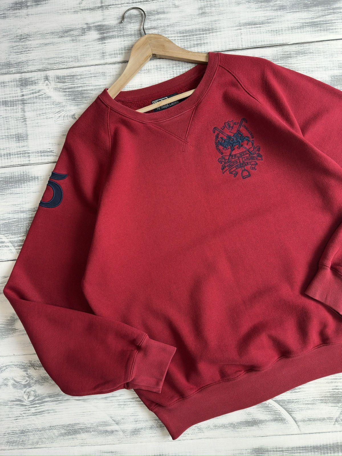 Polo Ralph Lauren Vintage POLO RALPH LAUREN Boxy Fit Big Logo Sweatshirt Size US M / EU 48-50 / 2 - 5 Thumbnail