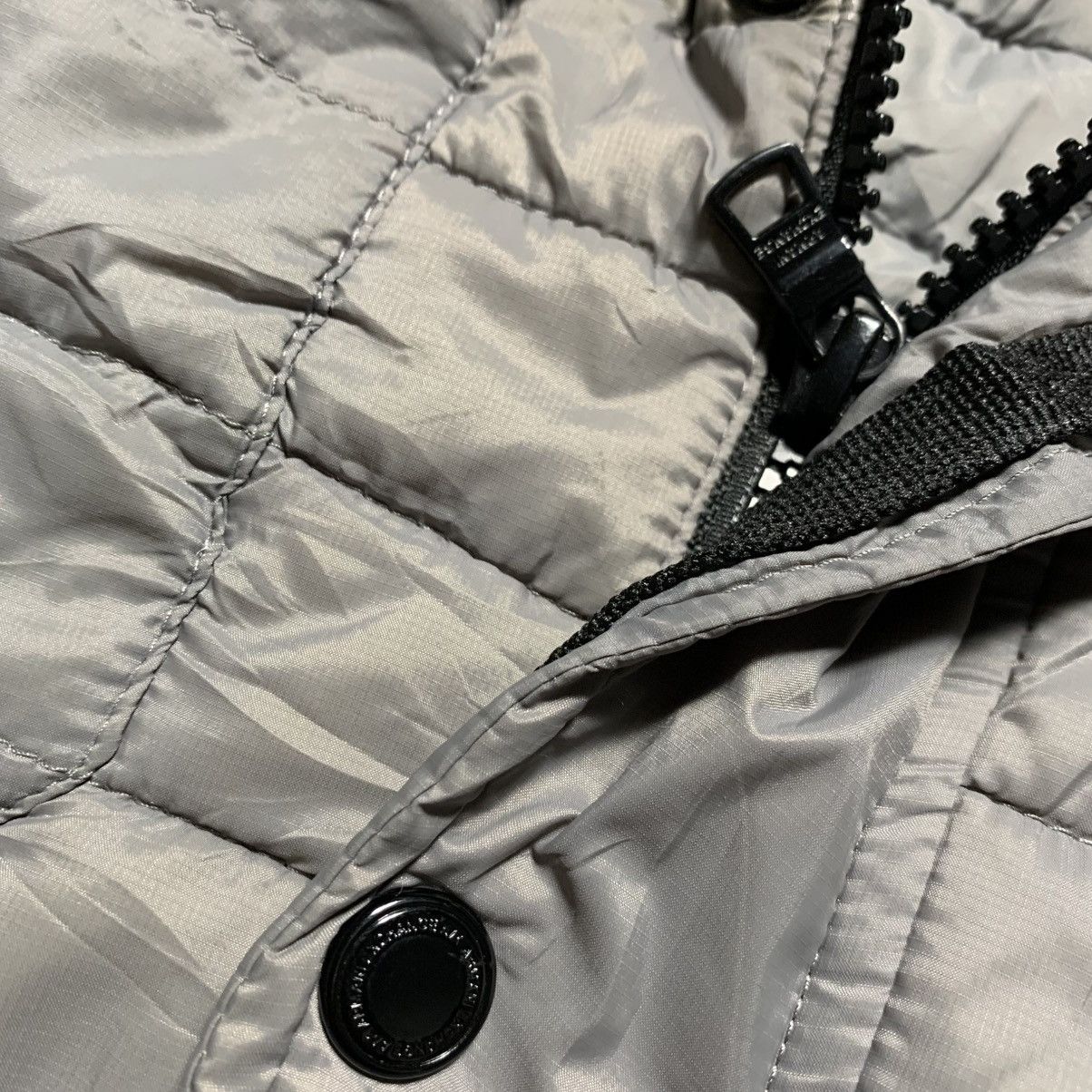 Armani Armani Exchange Nylon Puffer Jacket Grey Size US L / EU 52-54 / 3 - 11 Thumbnail