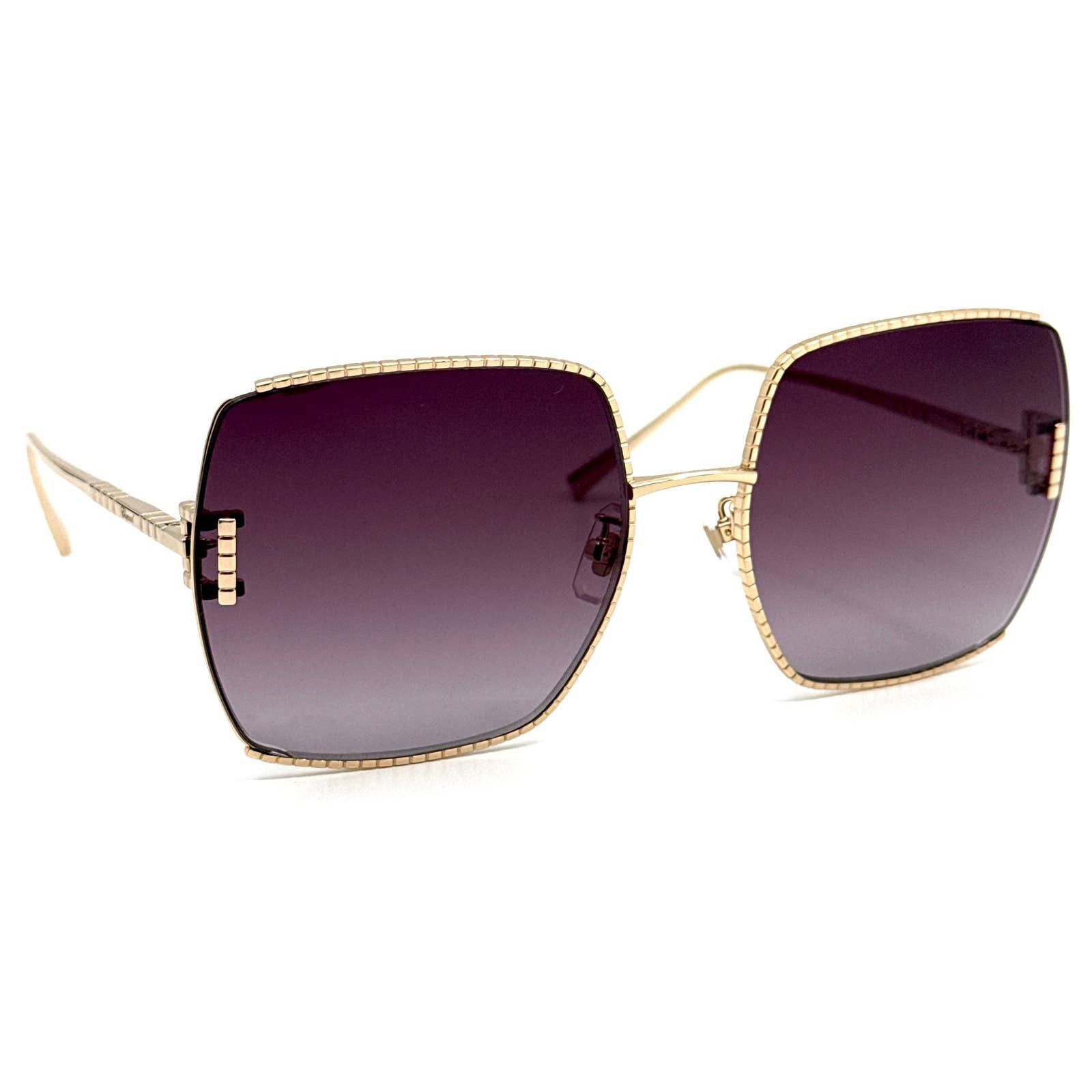 image of New! Chopard Ice Cube Sunglasses, Schg30 0300 in Gold, Women's