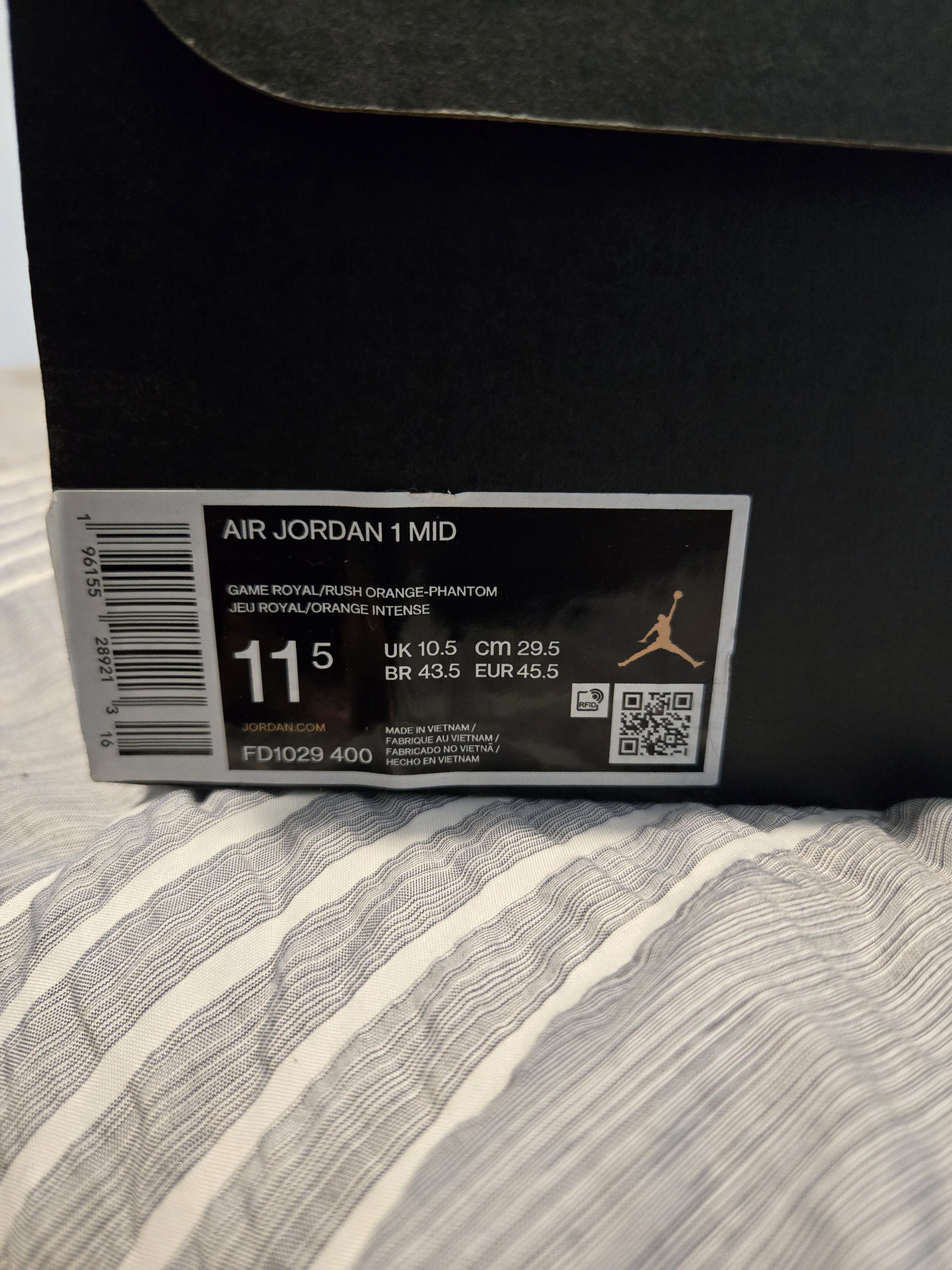 Nike Jordan 1 mid Wheaties Size US 11.5 / EU 44-45 - 7 Thumbnail