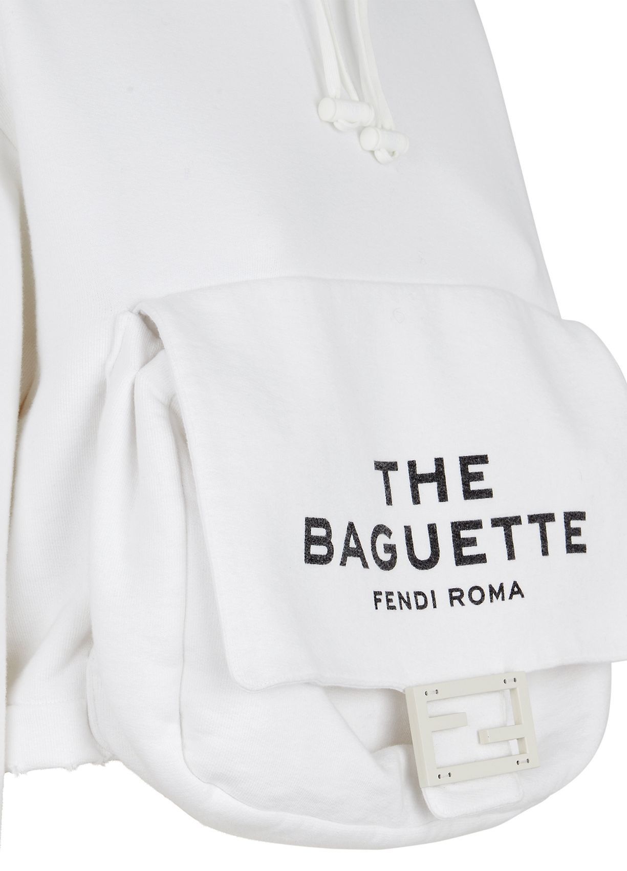 Fendi o1loc1c0824 Sweatshirt in White Size XS / US 0-2 / IT 36-38 - 3 Thumbnail