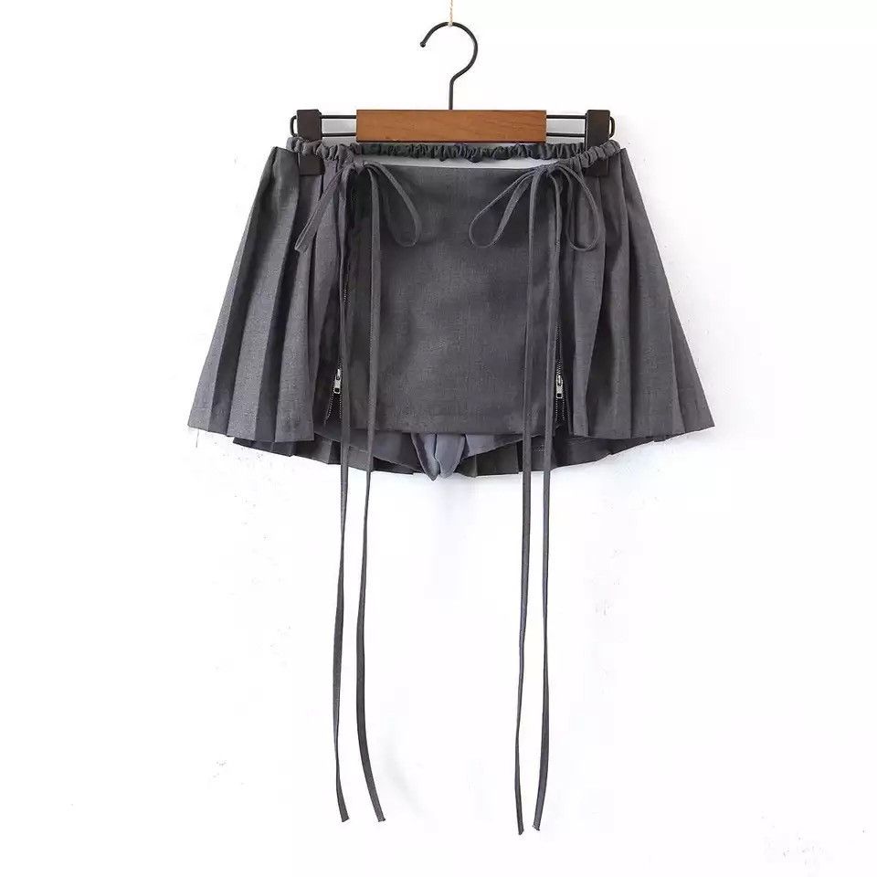 Other Grey Color Sexy Mini Skirt Pinterest Size 28" / US 6 / IT 42 - 1 Thumbnail