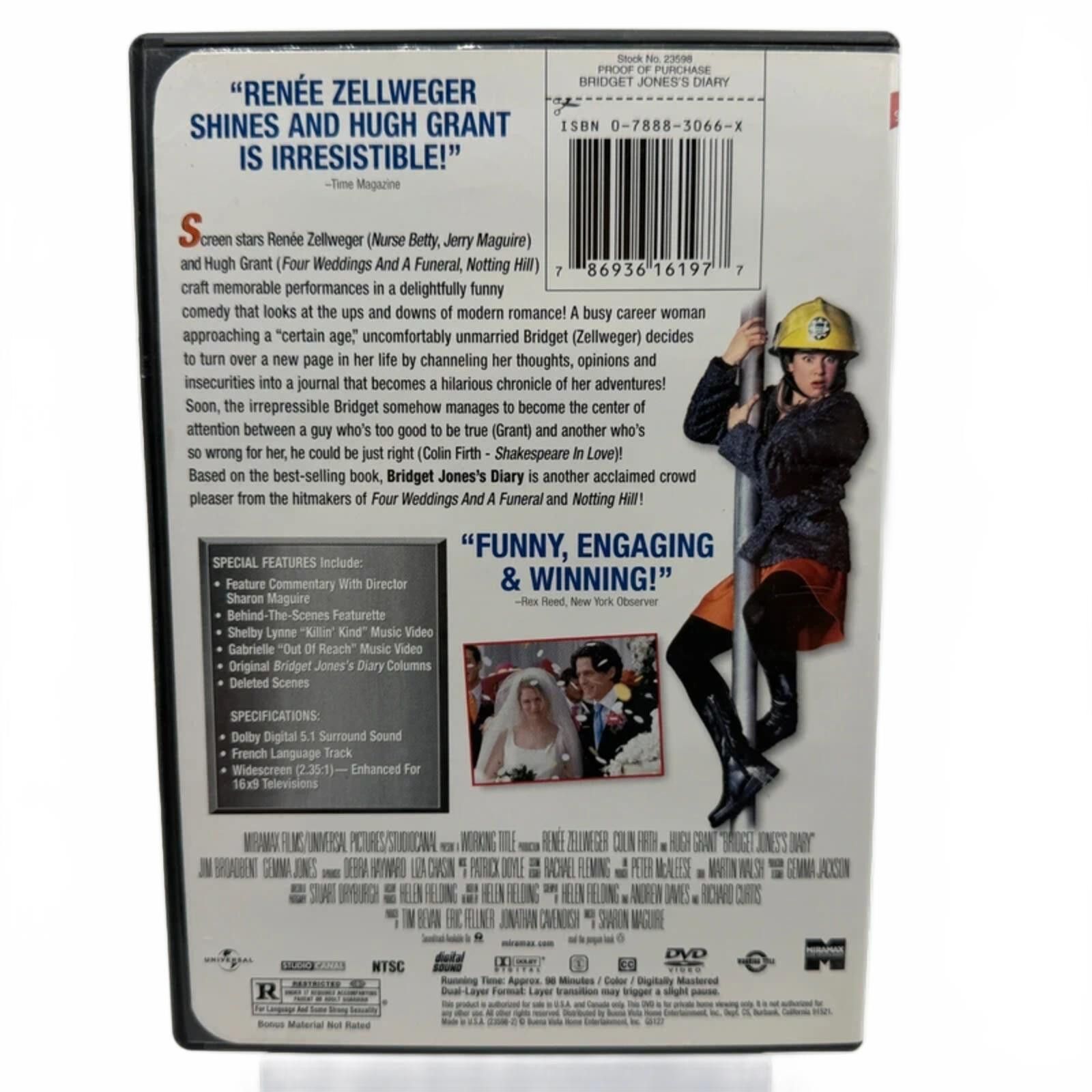 Other Bridget Jones's Diary (2001) - DVD Movie - Comedy Romance Size ONE SIZE - 2 Thumbnail
