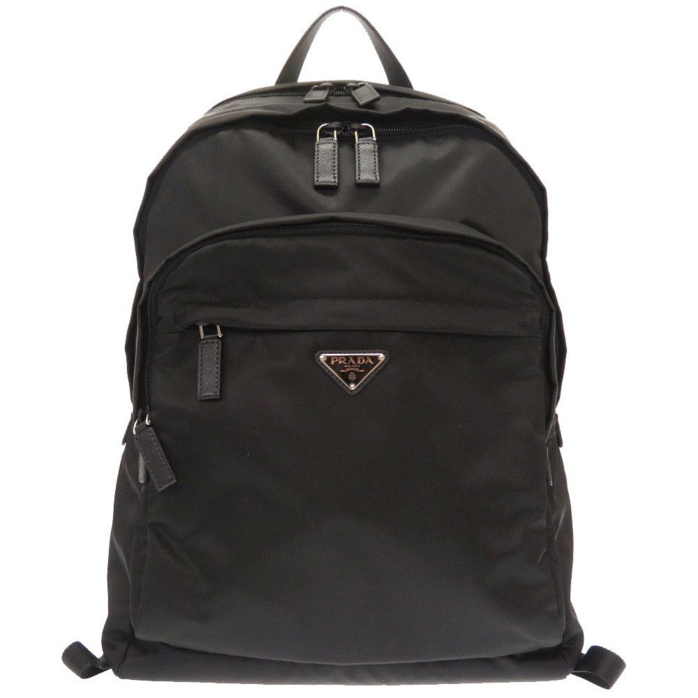 image of Prada Nylon Tessuto Montagn Rucksack Backpack Bag Black, Women's