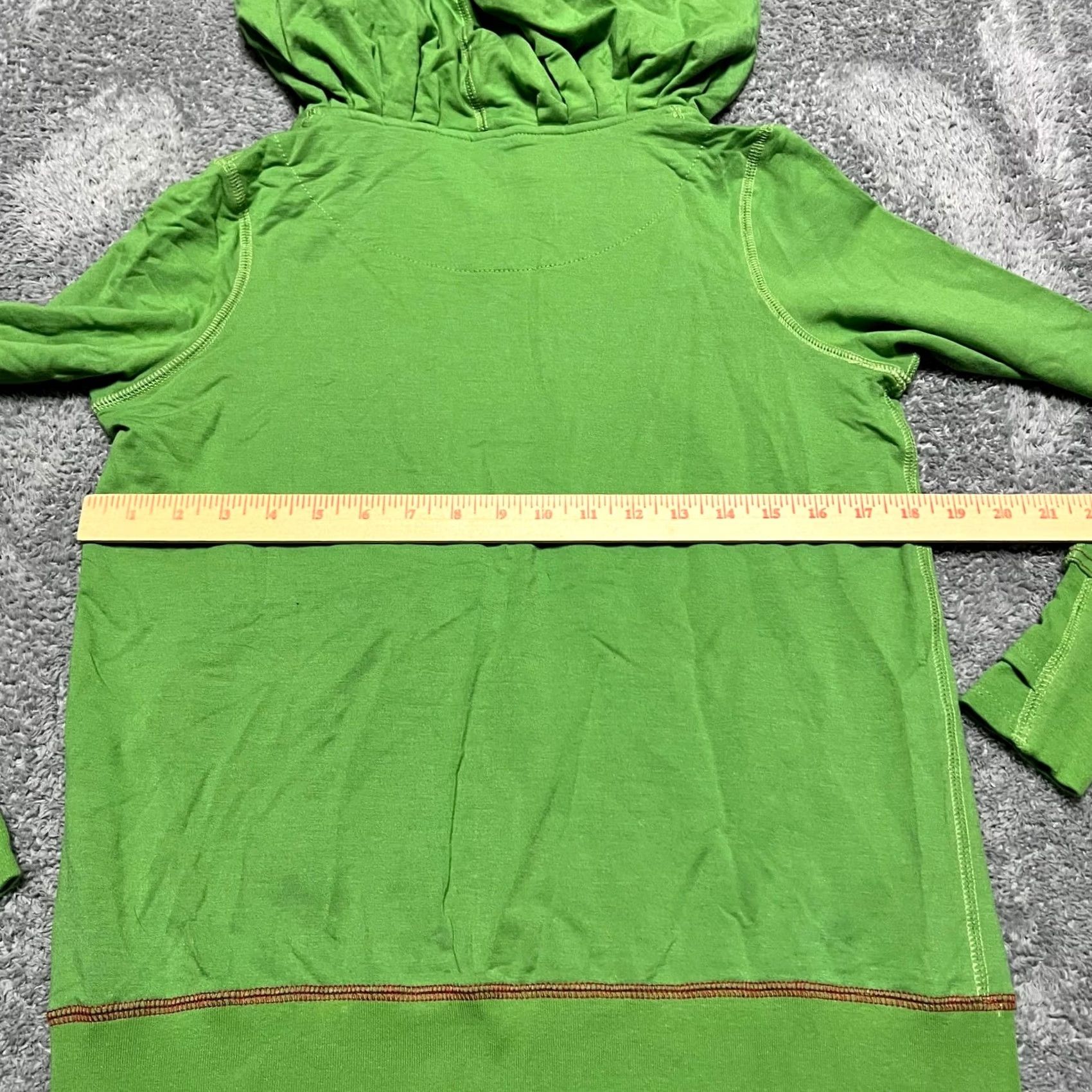 Vintage Ay Guey Hoodie Viajera Green Full Zip Sudadera Womens Large Size L / US 10 / IT 46 - 6 Thumbnail