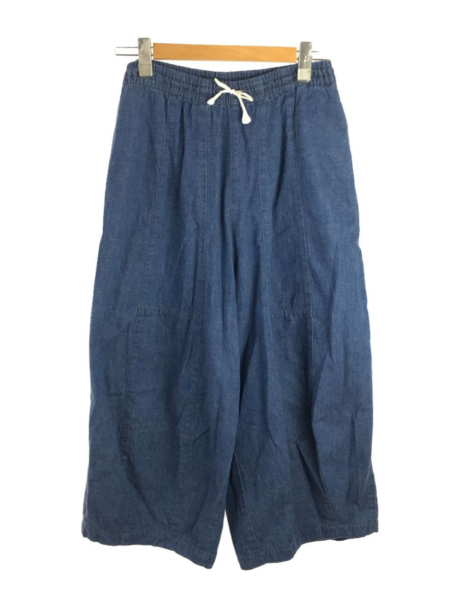 Sweatpants Indigo Plain Cotton Wide String