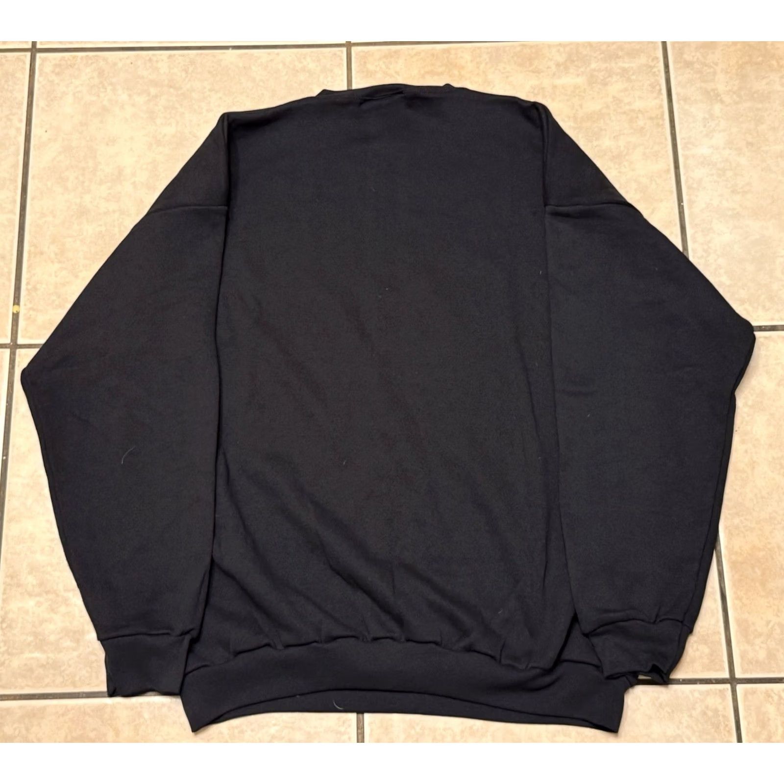 Vintage VINTAGE CMJ Sportswear Sweatshirt XL 2XL Biker Girl Lightning Harley Easyriders Black Crew Neck Graphic Print Pullover Men's 90s Grunge USA Rock Shirt Size US XXL / EU 58 / 5 - 2 Thumbnail
