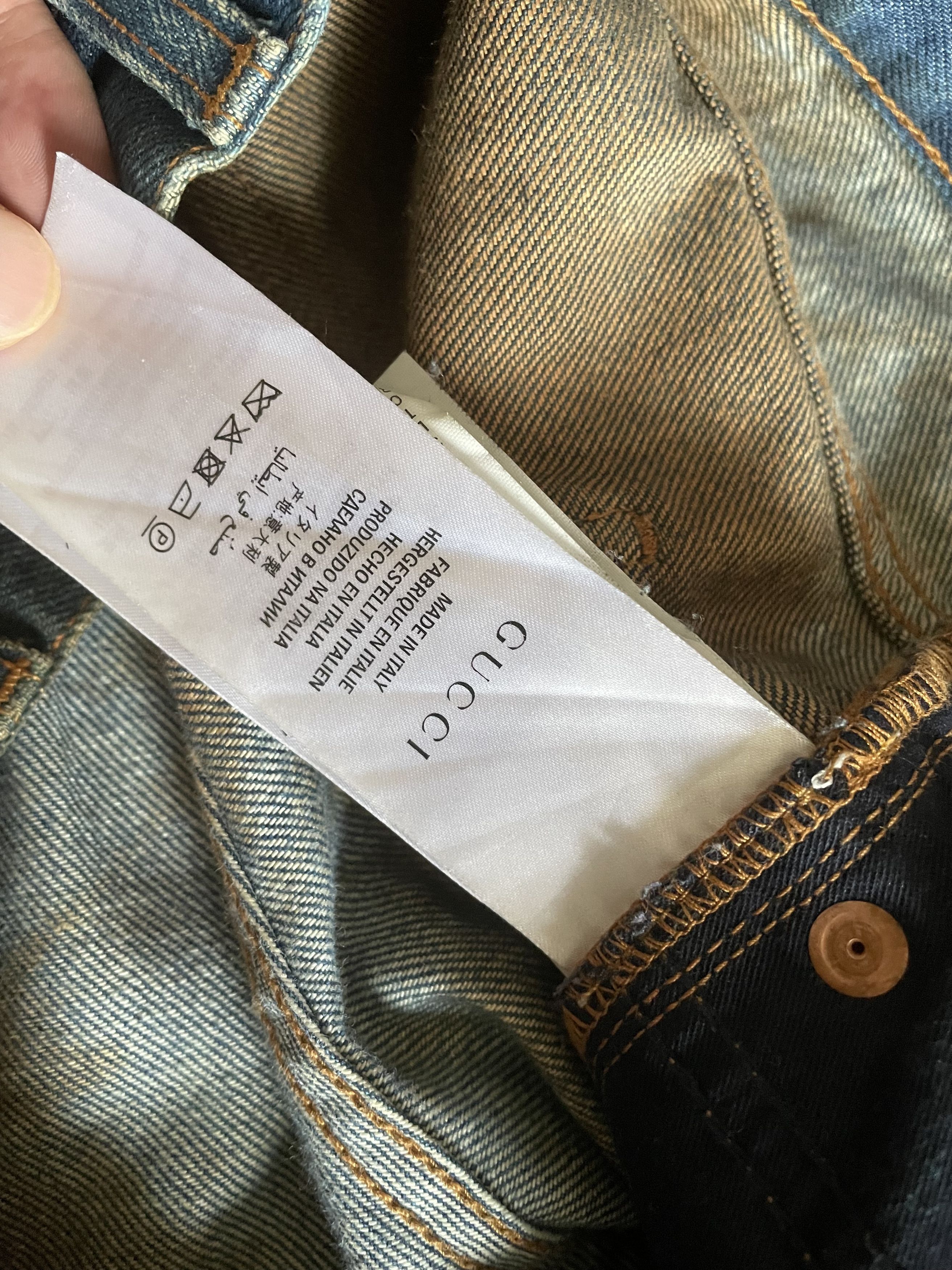 Gucci Gucci Unisex Dirty Jeans Size 31 Size US 30 / EU 46 - 5 Thumbnail
