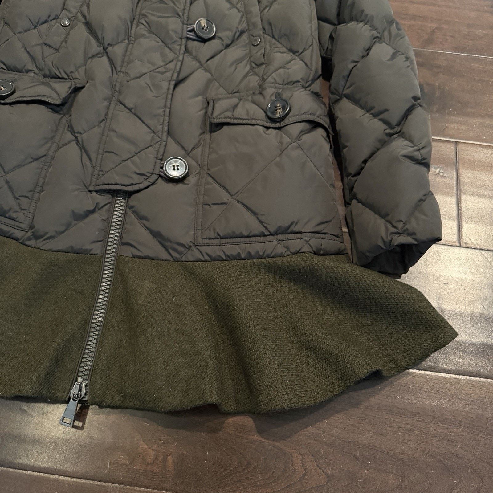 Moncler MONCLER Ladies Coat Vauloge Ruffled Hem Down Size M / US 6-8 / IT 42-44 - 8 Thumbnail
