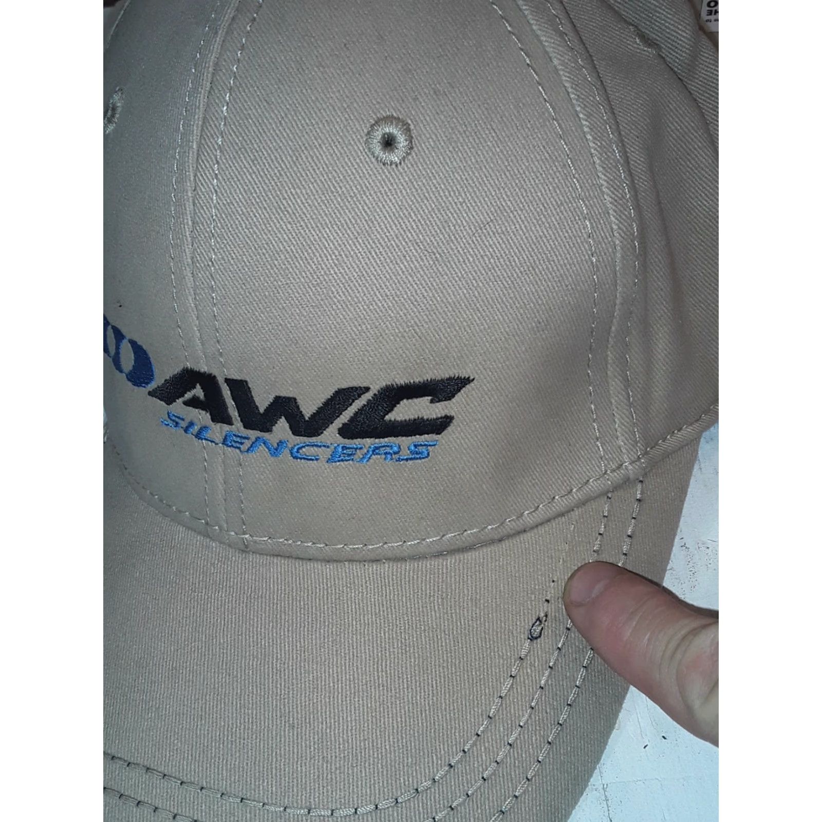 Vintage AWC Silencers Mens Brown Adjustable Hook Loop Shooting Hat Baseball Cap, Canvas, Cotton, Duck Theme, Outdoor, Shooting Guns, Adjustable, Men's HAT Size ONE SIZE - 2 Thumbnail