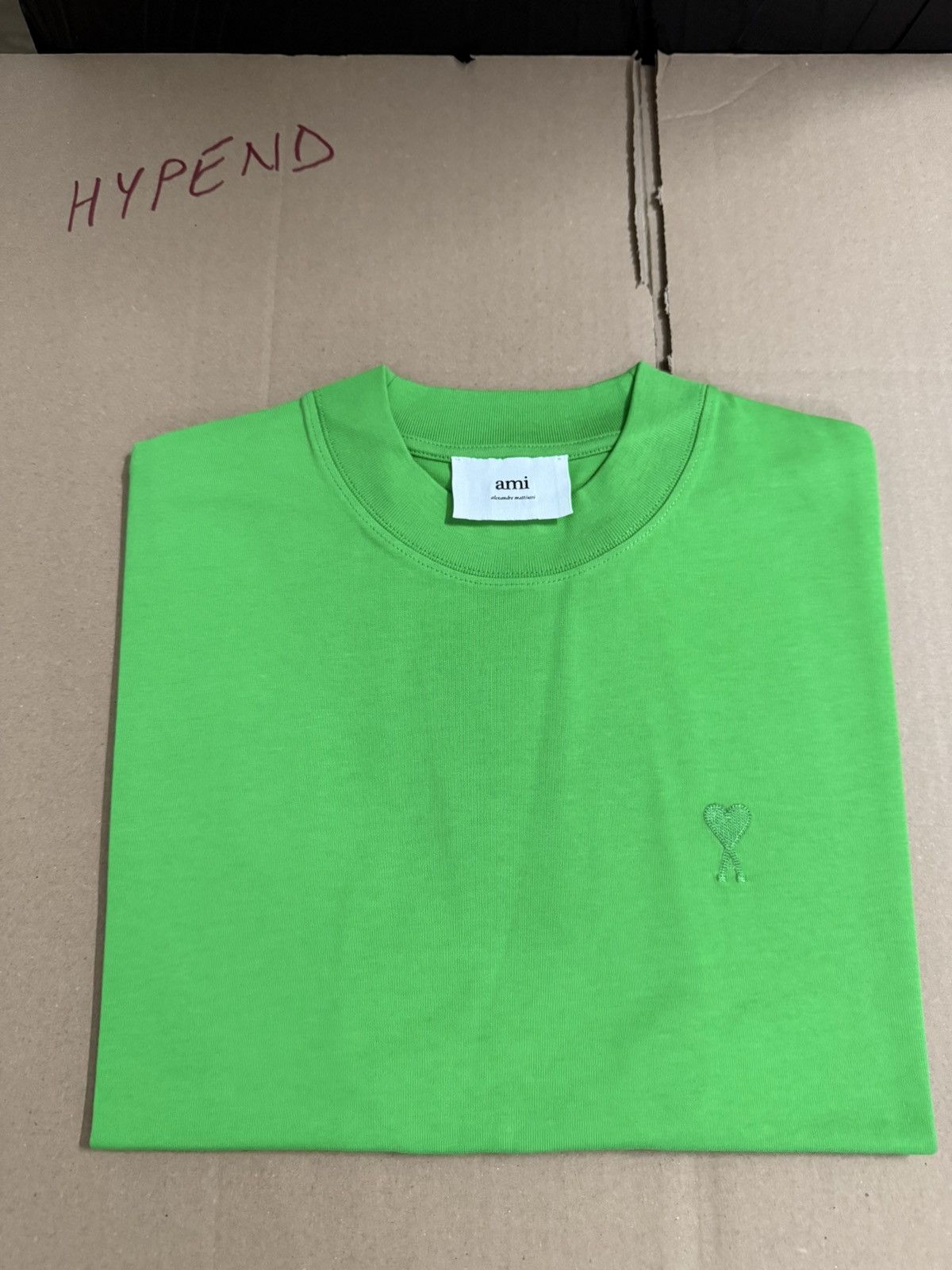 AMI Ami Paris Tonal Heart T-Shirt NEW Size US XS / EU 42 / 0 - 1 Thumbnail