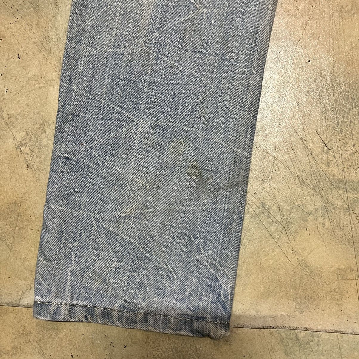 Japanese Brand Japanese Brand Double Waist Distressed Denim Jeans Size US 29 - 19 Thumbnail