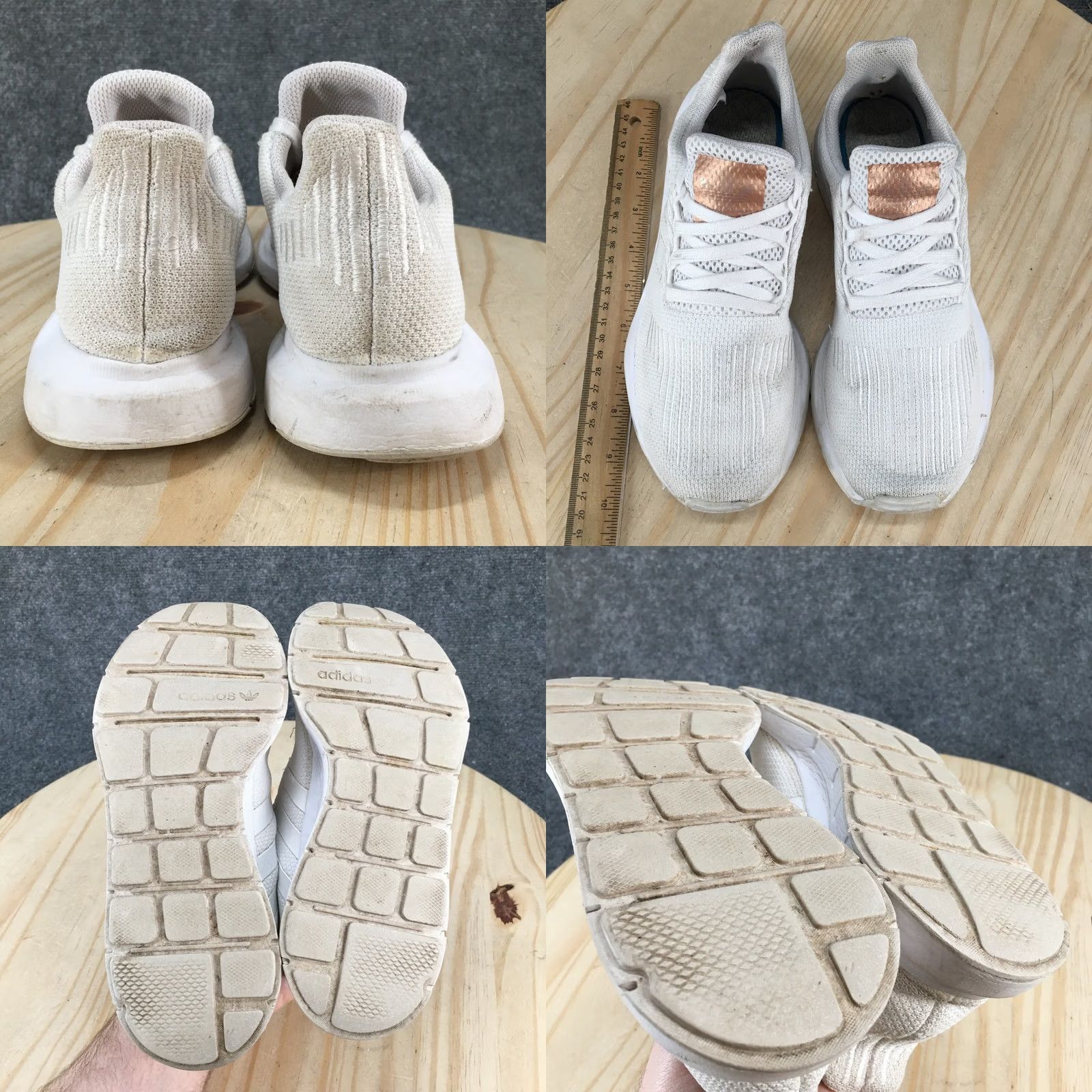 Adidas Adidas Swift Run X Womens Sneakers 8 White Knit Athletic Running Lightweight Size US 8 / IT 38 - 9 Thumbnail