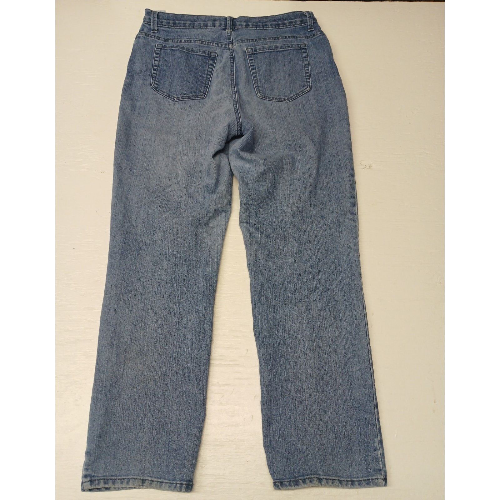 Gloria Vanderbilt Gloria Vanderbilt (12) Straight Relaxed fit Light Blue Jeans Size 34" / US 12 / IT 48 - 10 Thumbnail