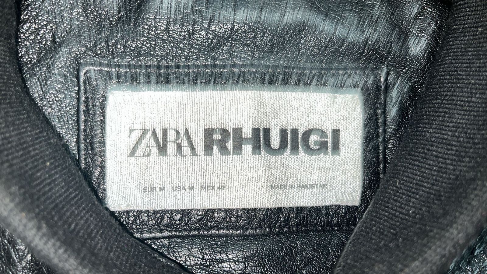 Rhude × Zara chaqueta cuero varsity bomber Size US M / EU 48-50 / 2 - 5 Thumbnail