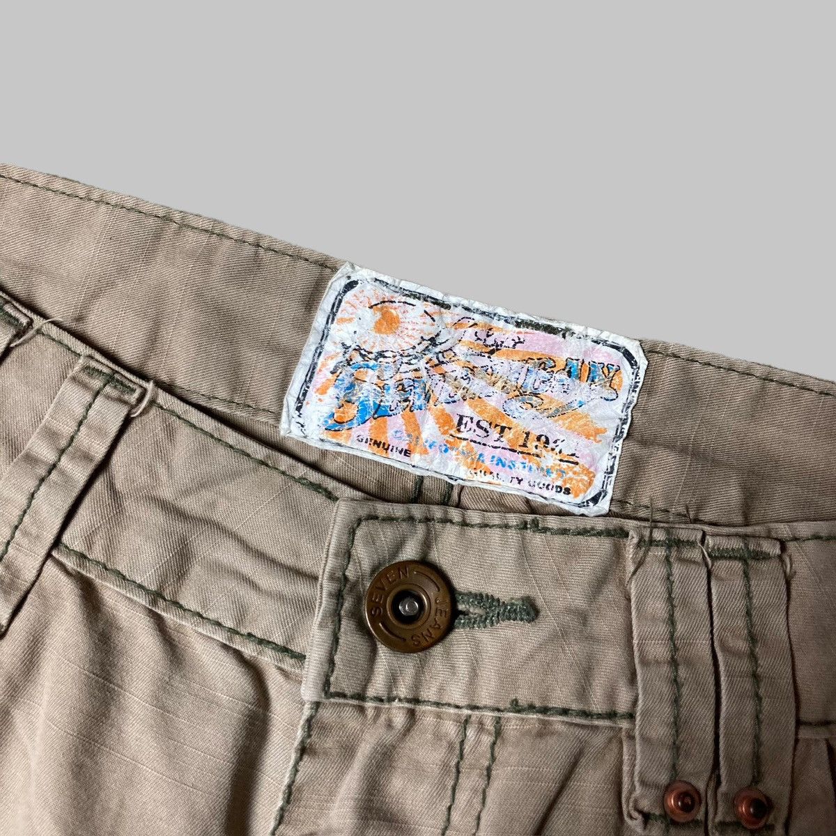 Japanese Brand × PPFM SEVEN Bondage Cargo Pants Multi Pocket💥 Size US 30 / EU 46 - 7 Thumbnail