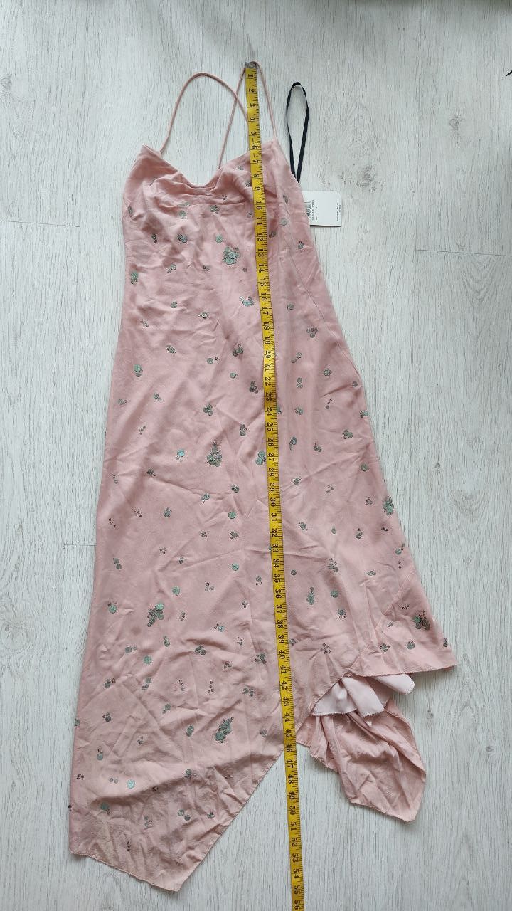 Designer Nicole Miller Sequin Asymmetric Midi Dress Sz 4 Size S / US 4 / IT 40 - 8 Thumbnail