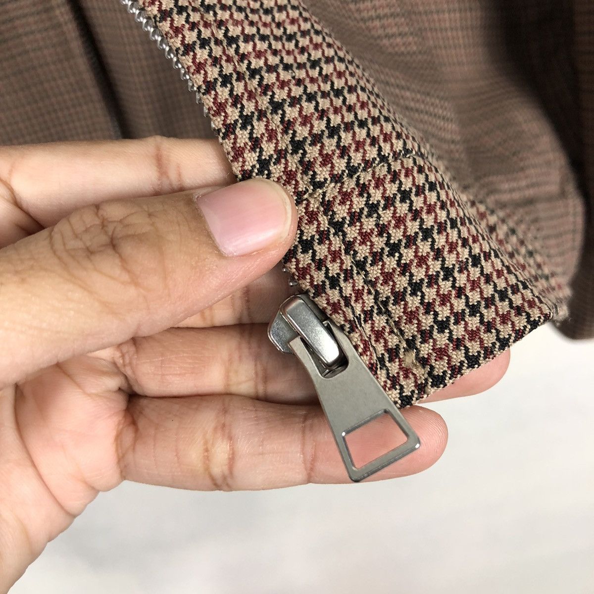 Japanese Brand × Vintage 📌Vintage Bomber Jacket Global Work Tartan Issey Miyake Size US M / EU 48-50 / 2 - 17 Thumbnail