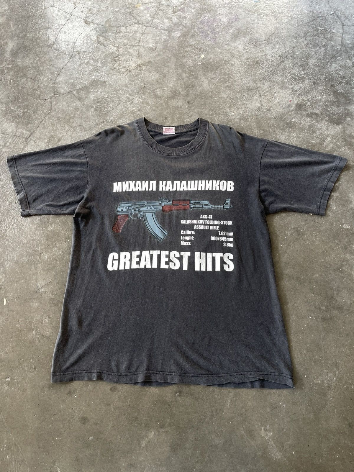 Vintage Y2K Vintage AK47 Kill World Tour Kalashnikov Alice Glass Size US XL / EU 56 / 4 - 1 Thumbnail
