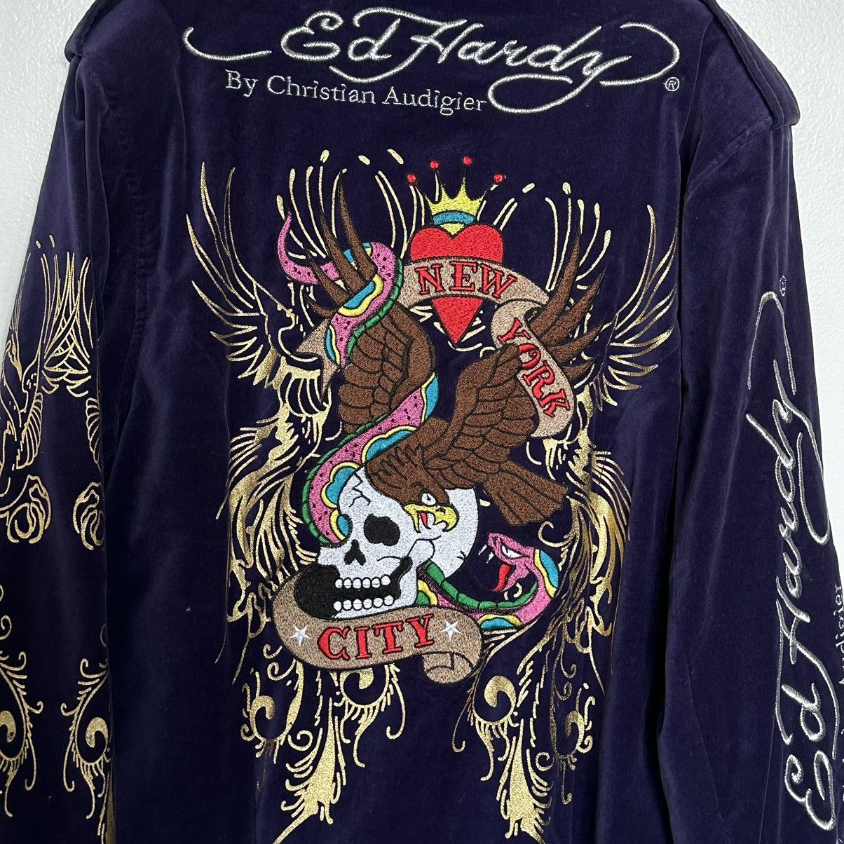 Ed Hardy Ed Hardy Sample Piece Blazer Size 46R - 3 Thumbnail