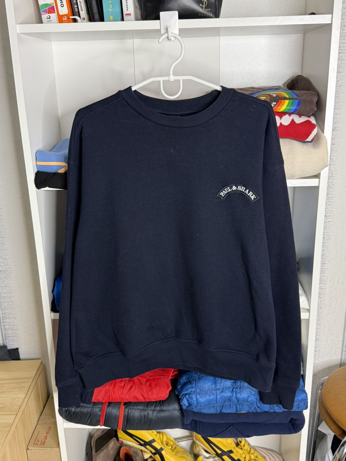 Paul & Shark Paul&Shark Navy blue big logo cotton sweatshirt size L Size US L / EU 52-54 / 3 - 2 Thumbnail