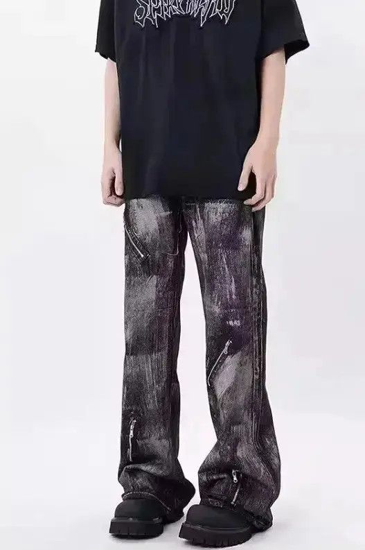 Japanese Brand Washingzip-up Design Pant Size US 32 / EU 48 - 1 Thumbnail