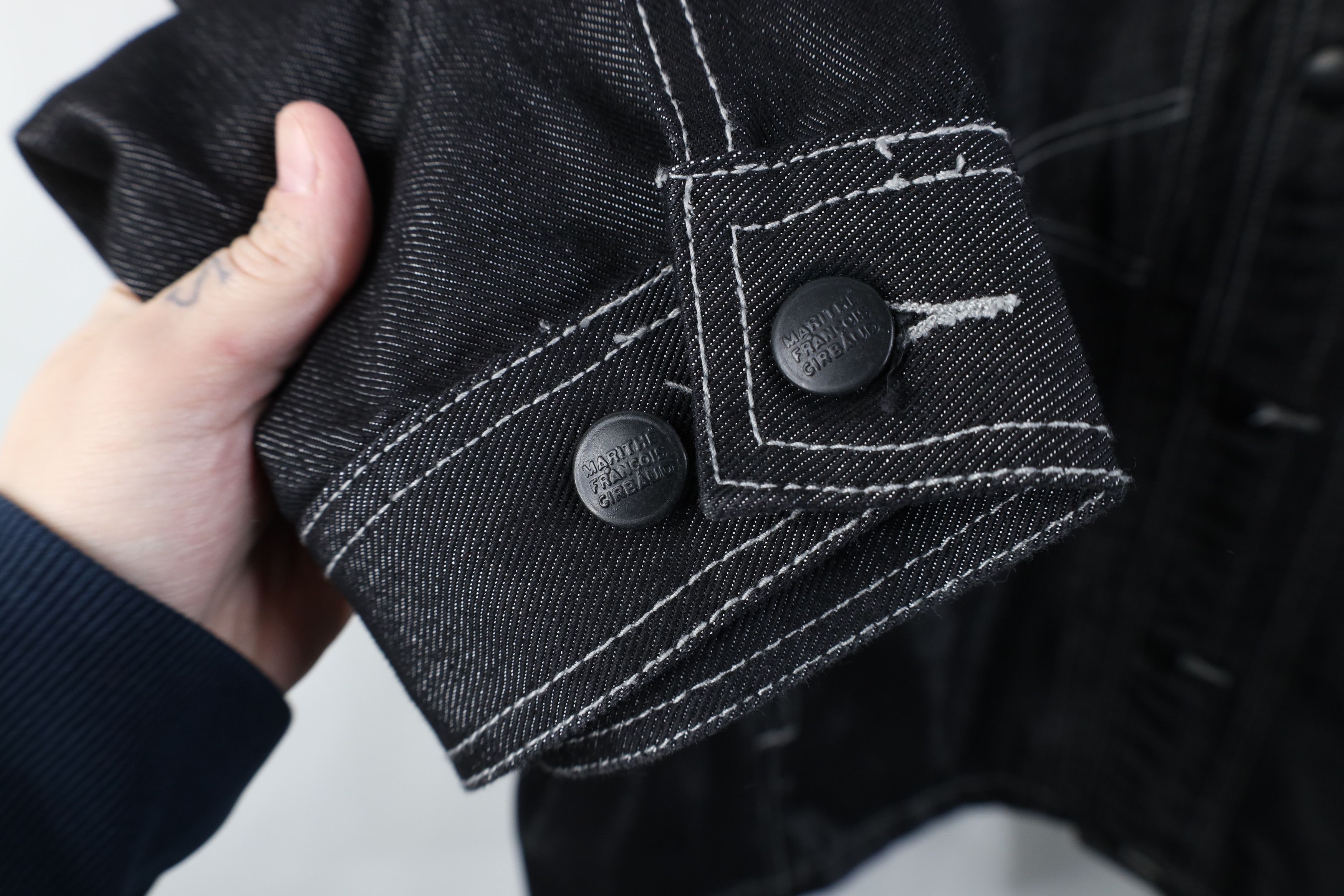 Marithe + Francois Girbaud Deadstock Vintage 90s Marithe Francois Girbaud Denim Jacket Size US XL / EU 56 / 4 - 10 Thumbnail