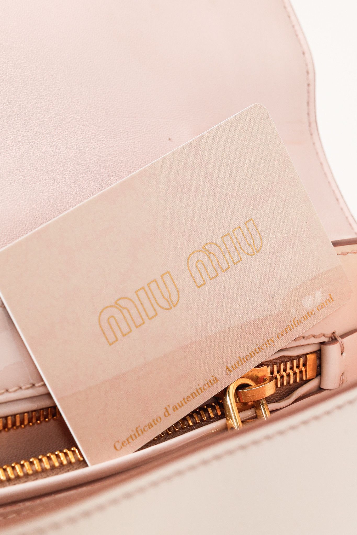 Miu Miu Miu Miu Gemma Vernice Leather Top-Handle Flap Bag Size ONE SIZE - 13 Thumbnail