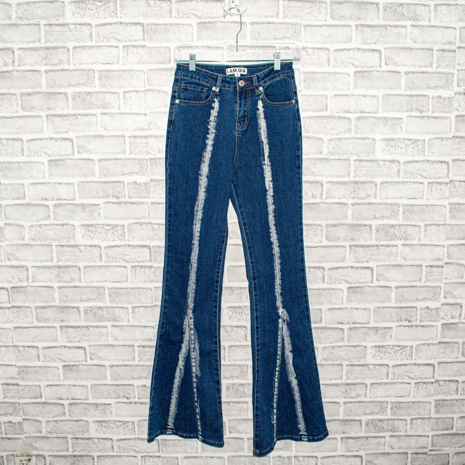 I.AM.GIA I AM GIA Women's Savannah Mid Rise Flare Jeans Flare Leg Size 24" / US 00 / IT 34 - 12 Thumbnail