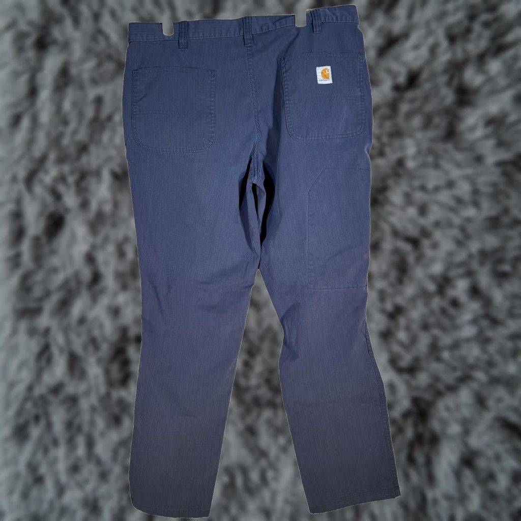 Carhartt Carhartt Pants Mens 36x32 Navy Relaxed Fit Ripstop Workwear Zip Fly Utility Shirt? Size US 36 / EU 52 - 1 Thumbnail