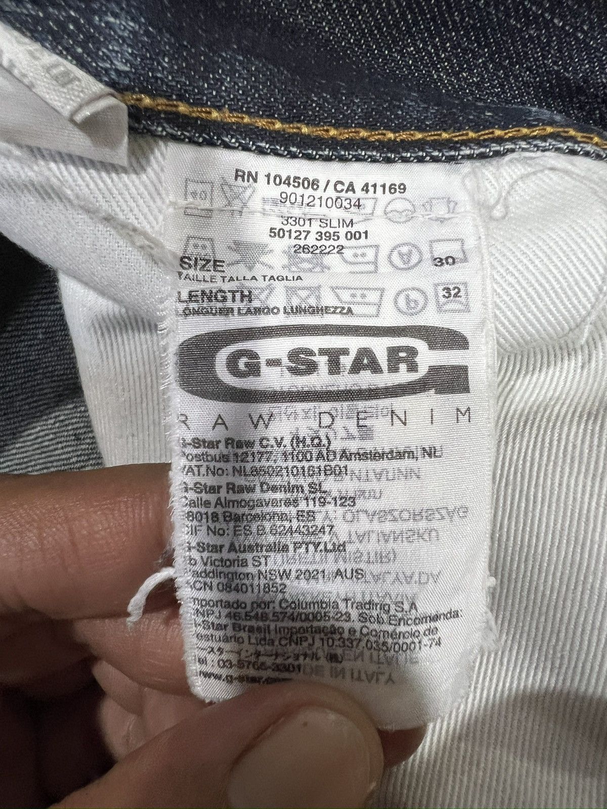 G-Star 🔥Made in Italy G-Star Raw Distressed Denim Size US 30 / EU 46 - 18 Thumbnail