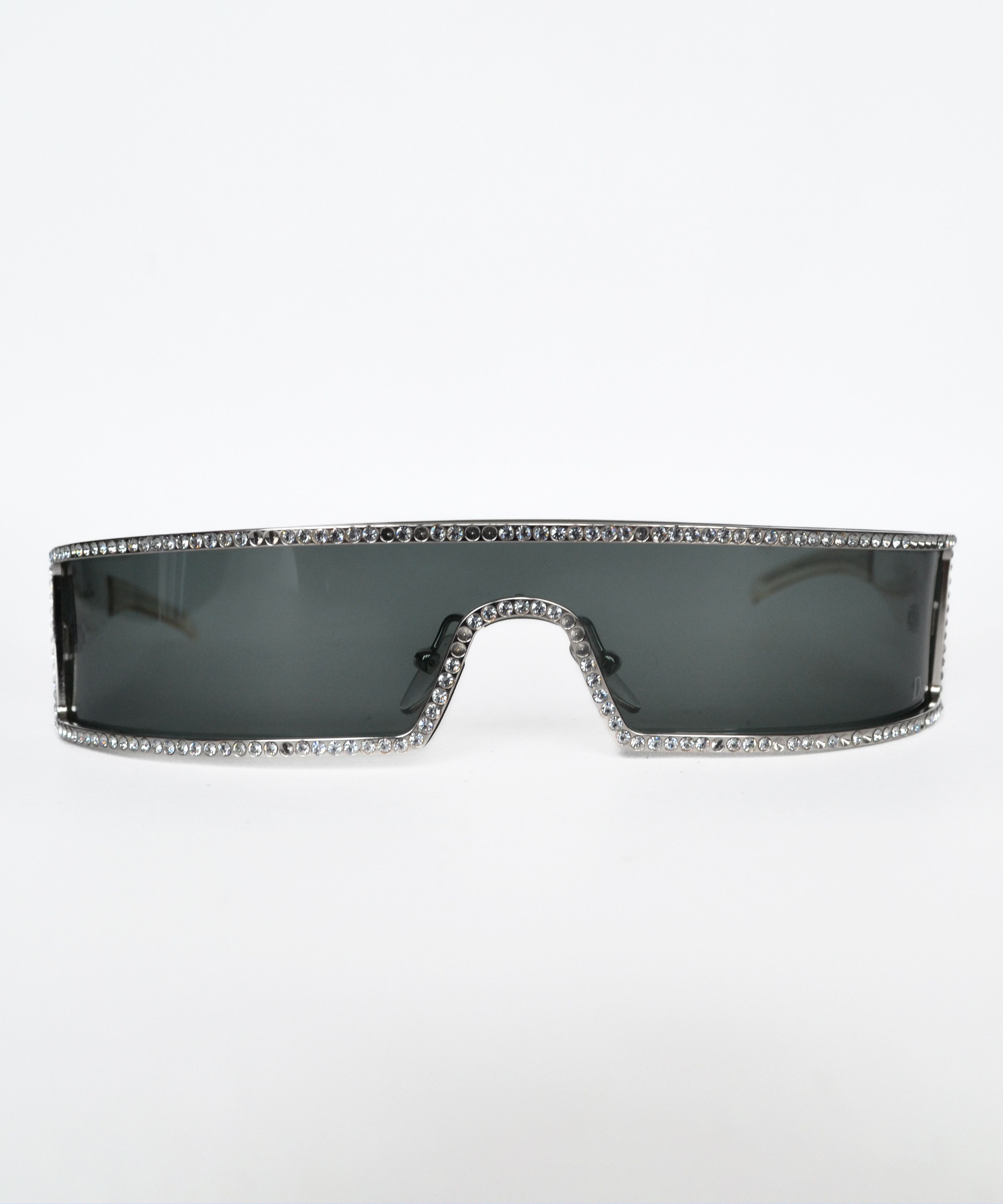 Dior DIOR Sunglasses Swarovski Punk 2003 GALLIANO Metal y2k Size ONE SIZE - 2 Thumbnail