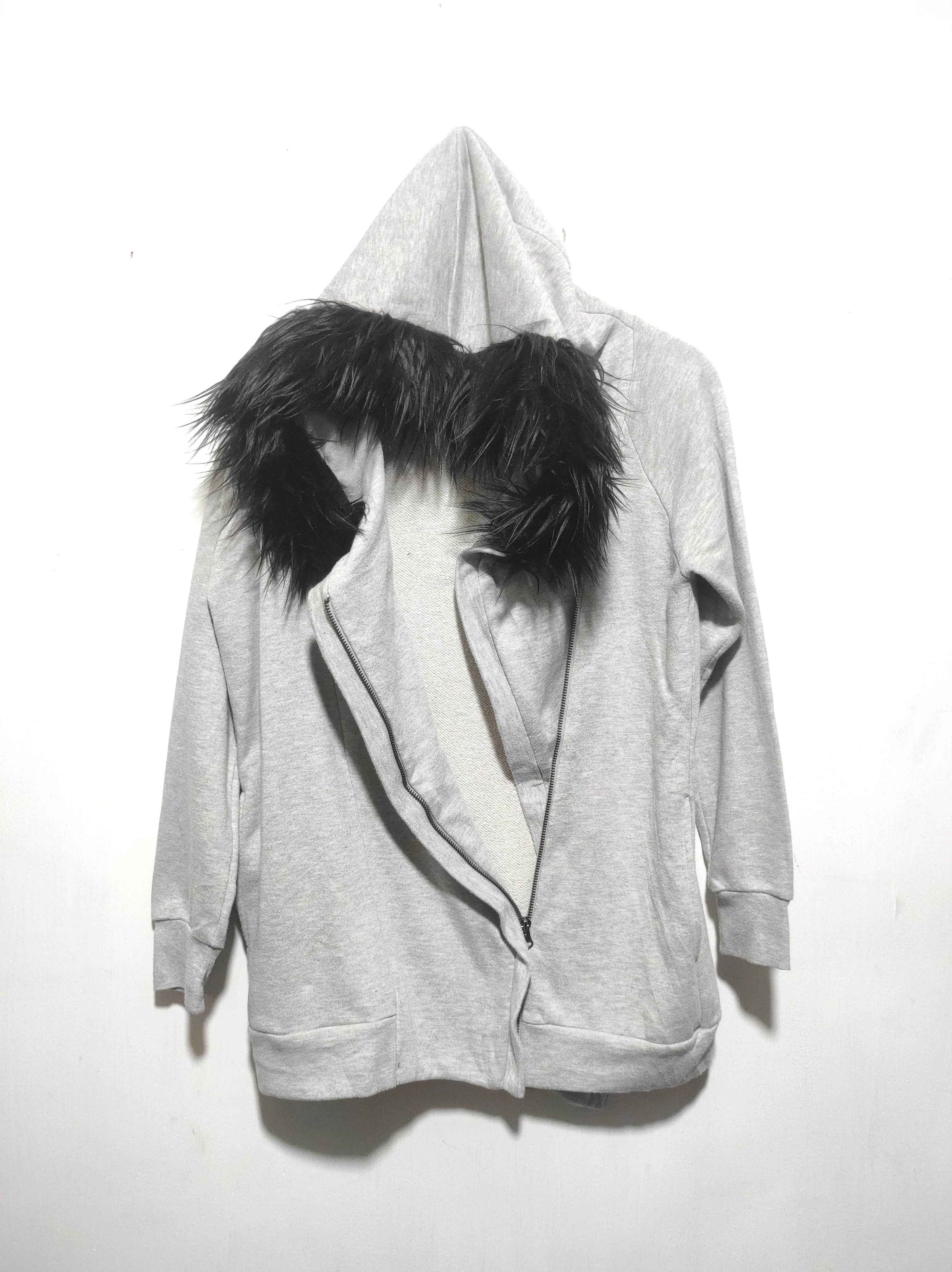 Le Grande Bleu (L.G.B.) Image Asymmetrical Zipper Fur Hoodie ifsixwasnine lgb style Size US M / EU 48-50 / 2 - 8 Thumbnail