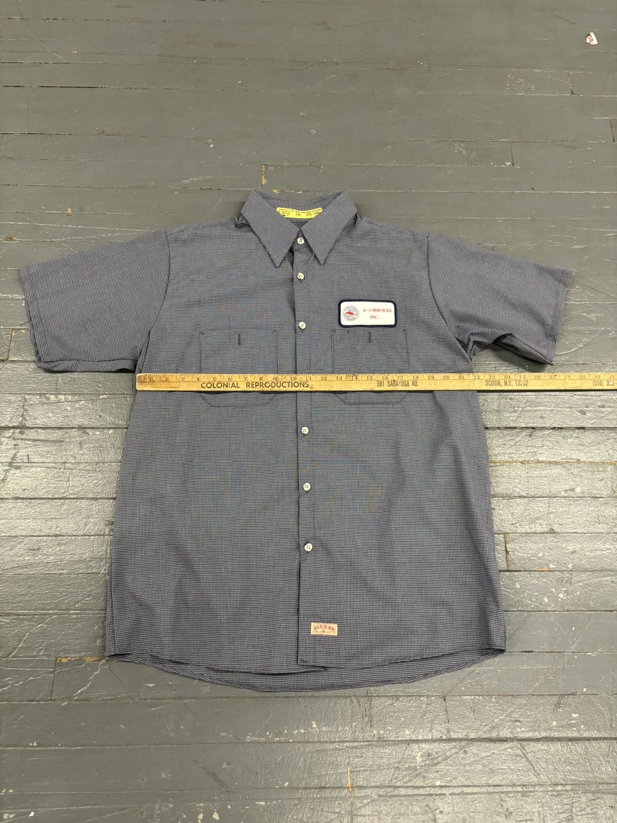 Vintage Vintage Red kap striped workwear shirt Size US L / EU 52-54 / 3 - 5 Thumbnail