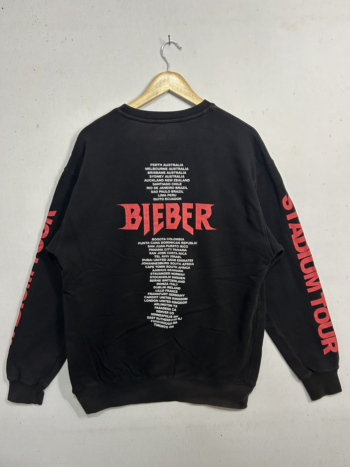 Justin Bieber × Vintage Sunfaded Justin Bieber sweatshirt Size US M / EU 48-50 / 2 - 2 Thumbnail