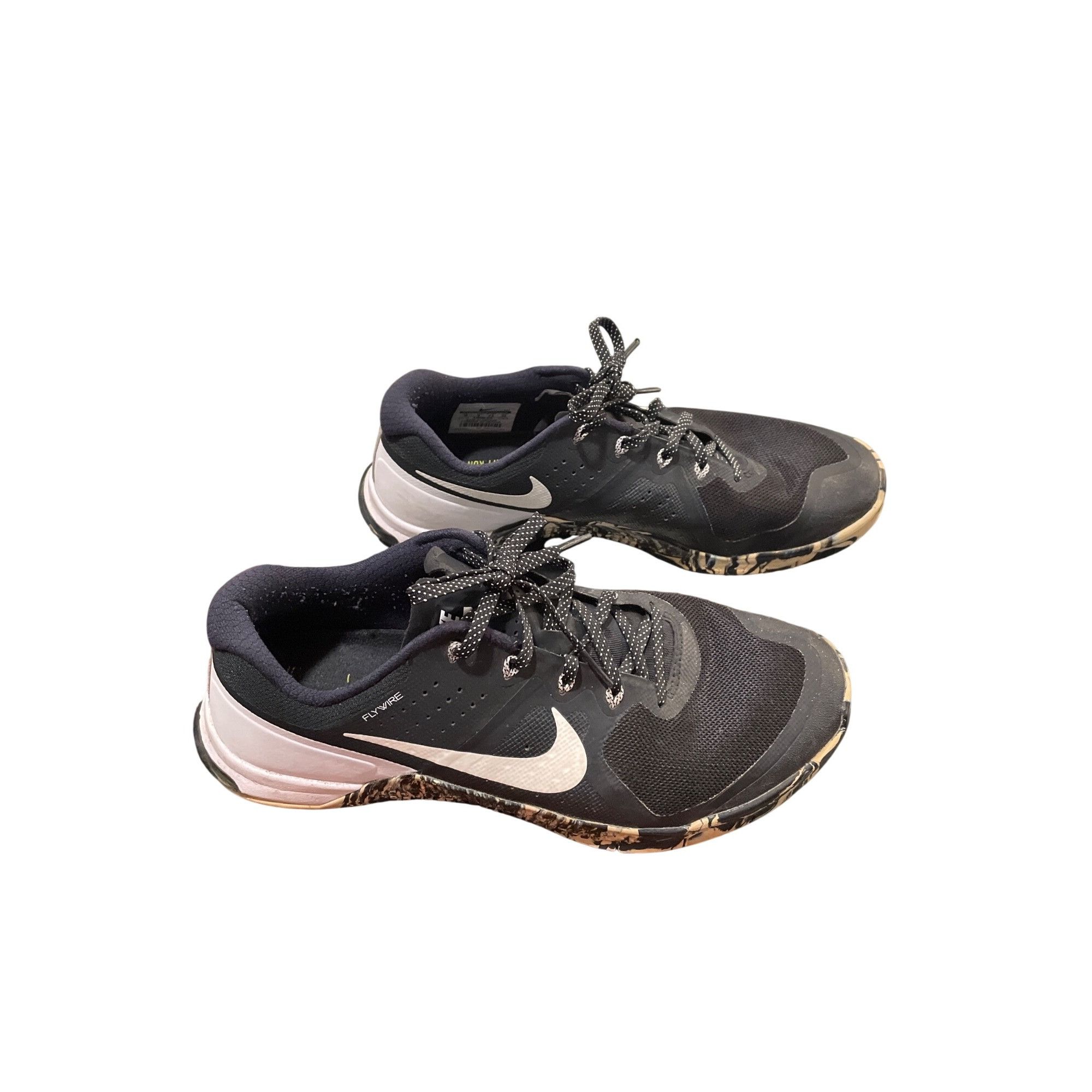Nike Nike metcon 2 mens black white flywire canvas running sneake Size US 10 / EU 43 - 3 Thumbnail