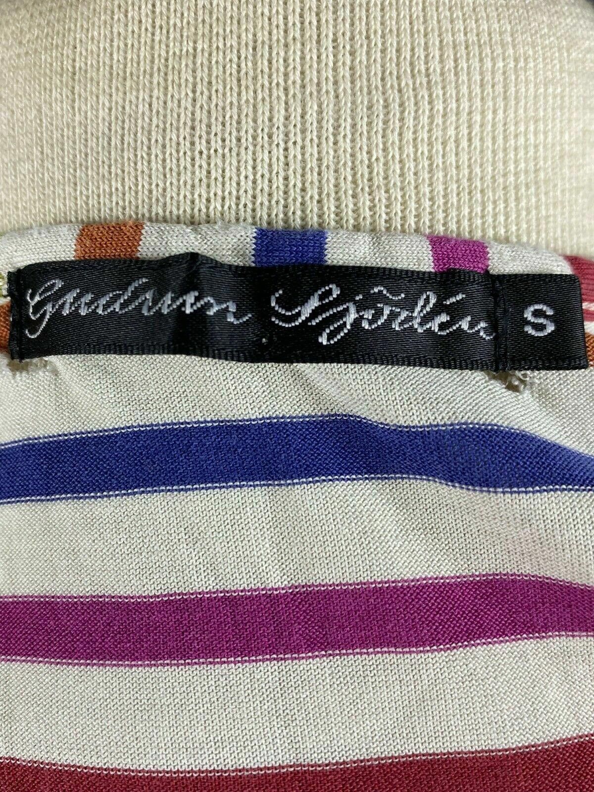 Designer Ladies Gudrun Sjoden Multicolour Stripe Silk Dress Size S Size S / US 4 / IT 40 - 9 Thumbnail