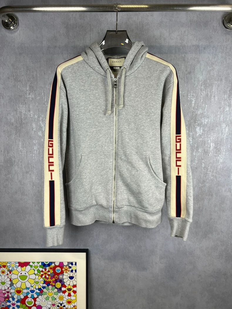 Gucci Gucci Side logo school uniform zipper jacket 2503-Nextarrow Size US M / EU 48-50 / 2 - 1 Thumbnail