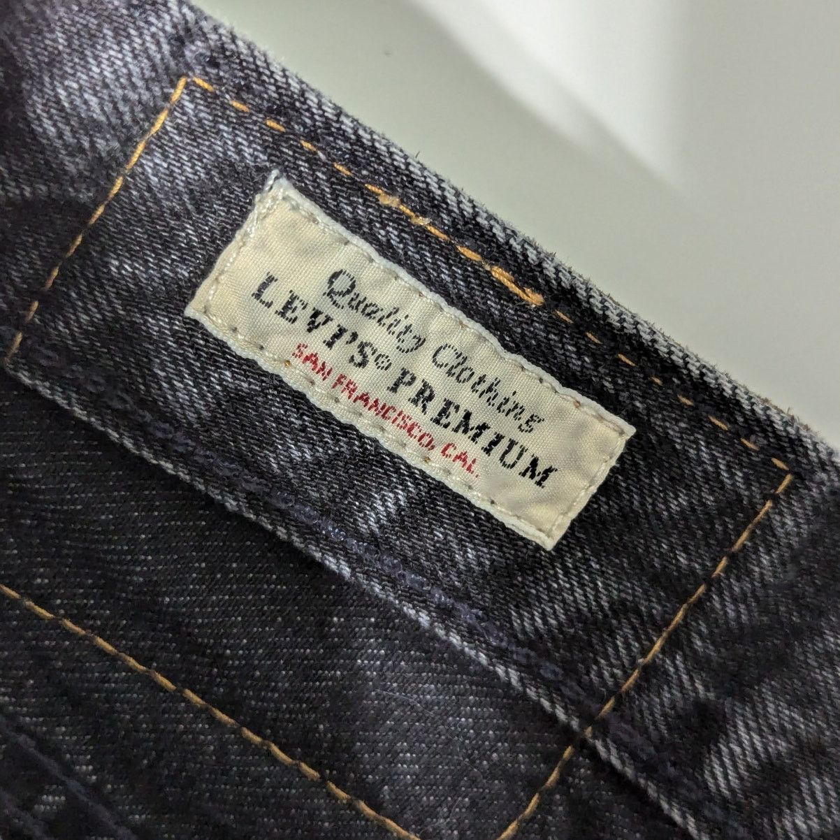 Levi's Levi's Premium 501 Jeans Straight Leg Denim Charcoal Black Size 29" - 6 Thumbnail