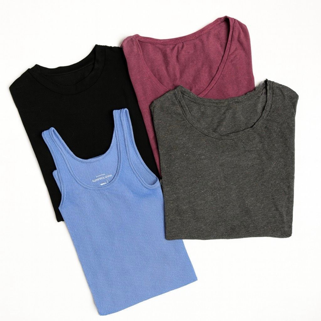 J.Crew Women’s Basics Layering Bundle – 4 Pieces | J.Crew, Ann Tayl Size S / US 4 / IT 40 - 1 Thumbnail