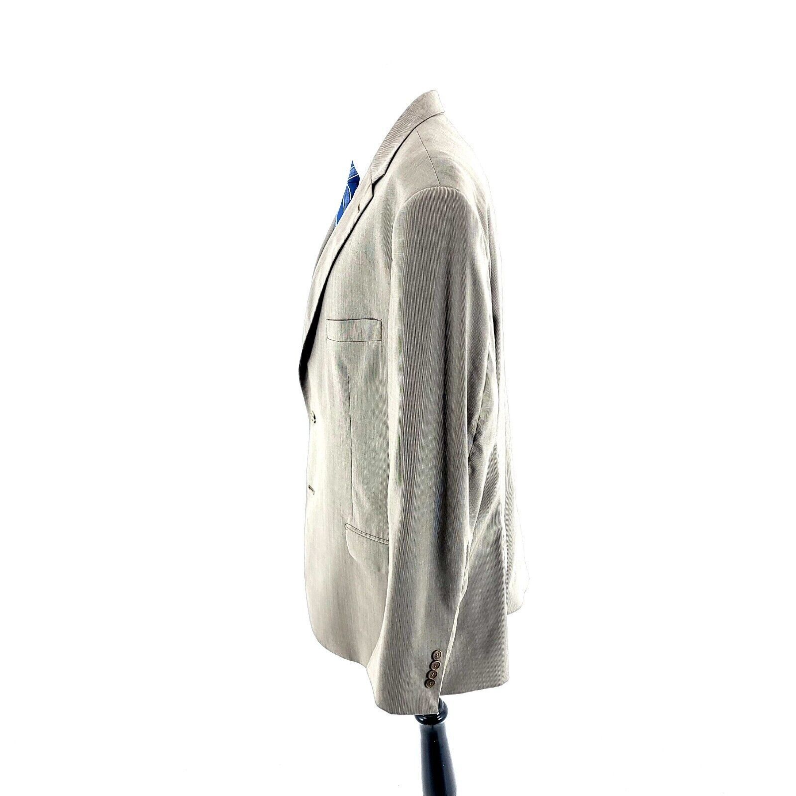 Pronto Uomo Pronto Uomo Signature Zigone Super 100s Wool 2 Button Blazer Size 44L - 5 Thumbnail
